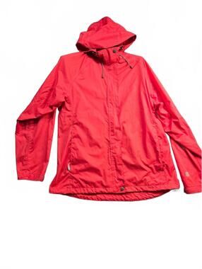 West marine Red Packable Hooded Windbreaker Jacket